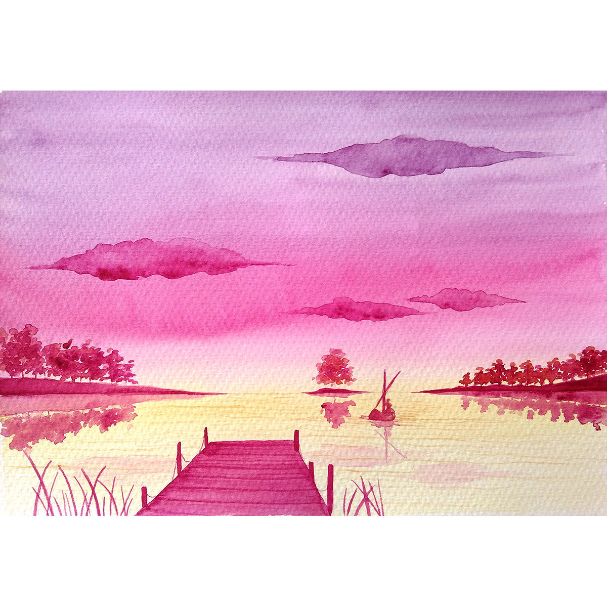 AGUA Y CIELO FUNDIDOS EN ORO